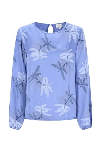 Szitakötő mintás női blúz