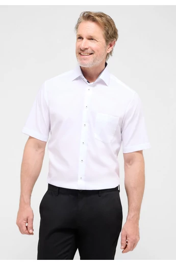 Eterna férfi MODERN FIT, rövid ujjú ORIGINAL vasalásmentes ing Kent gallérral