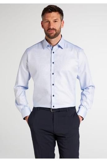 Eterna férfi MODERN FIT hosszú ujjú ing, klasszikus kent gallérral,  vasalásmentes