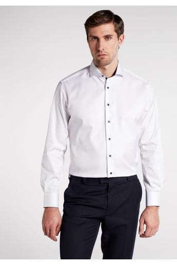 Eterna COVER SHIRT, férfi MODERN FIT, hosszú ujjú ing,cápa gallérral, vasalásmentes