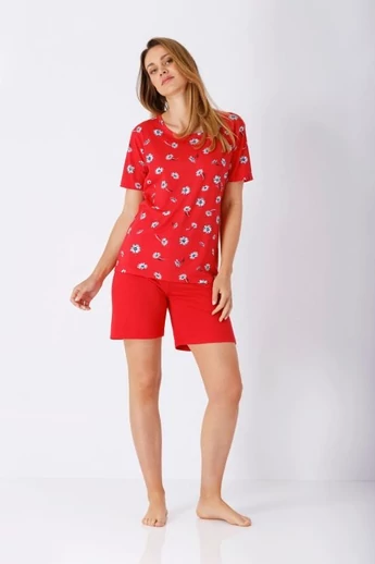 Hajo női, rövid ujjú, rövidrágos pizsama
