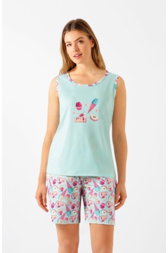női sztreccs pizsama