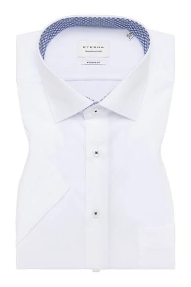 Eterna férfi MODERN FIT, rövid ujjú ORIGINAL vasalásmentes ing Kent gallérral