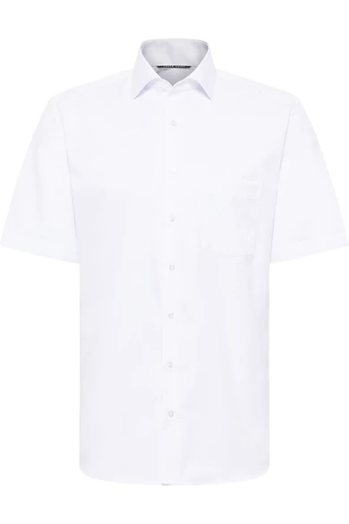 Eterna COVER SHIRT, férfi Modern fit, enyhén karcsúsított rövid ujjú ing, klasszikus kent gallérral, vasalásmentes