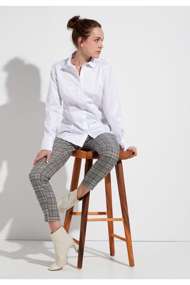 női SLIM FIT, vasaláskönnyített, karcsúsított galléros blúz, COVER SHIRT