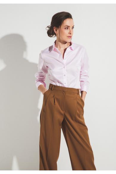 női SLIM FIT, vasaláskönnyített, karcsúsított galléros blúz, COVER SHIRT