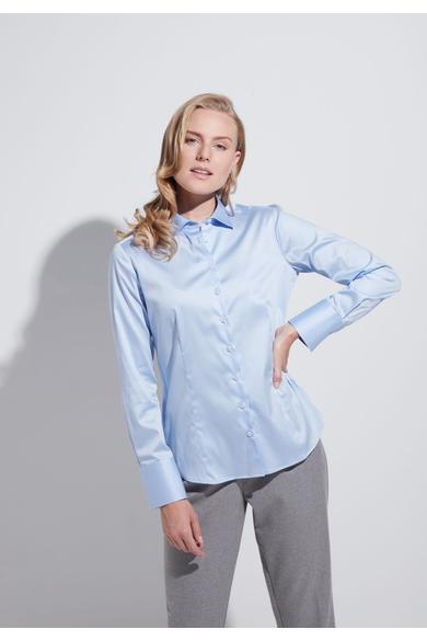 MODERN FIT galléros , vasaláskönnyített, pamut, szteccs női blúz