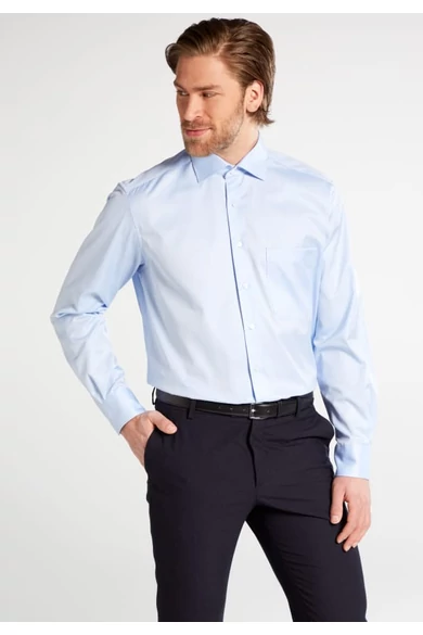 Eterna COVER SHIRT, férfi Comfort fit hosszú ujjú ing, kent gallérral, vasalásmentes