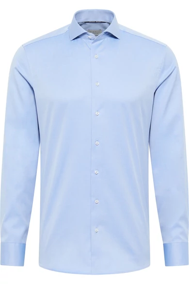 Eterna COVER SHIRT, férfi Slim fit, karcsúsított hosszú ujjú ing, cápa gallérral, vasalásmentes