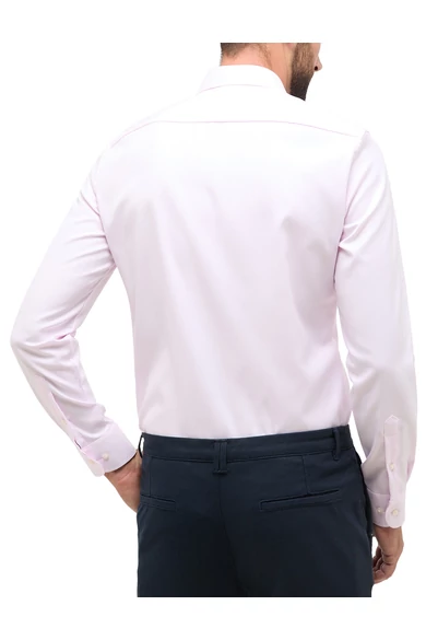 Eterna COVER SHIRT, férfi Slim fit, karcsúsított hosszú ujjú ing, cápa gallérral, vasalásmentes