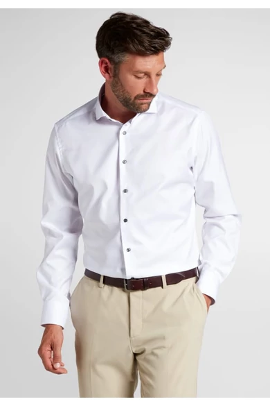 Eterna COVER SHIRT, férfi MODERN FIT hosszú ujjú ing,cápa gallérral, vasalásmentes