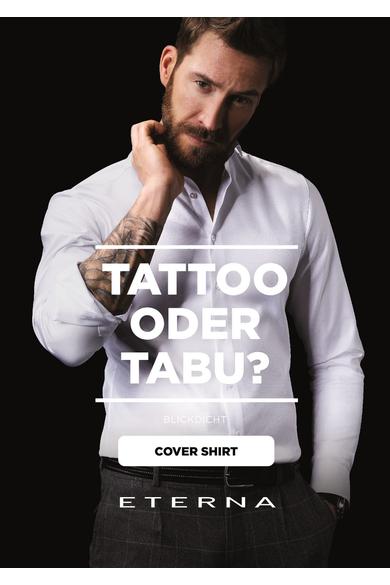 Eterna COVER SHIRT, férfi SUPER SLIM,extrán karcsúsított, hosszú ujjú ing, cápa gallérral, vasalásmentes