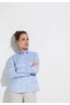 női MODERN FIT, vasaláskönnyített,  galléros blúz, COVER SHIRT